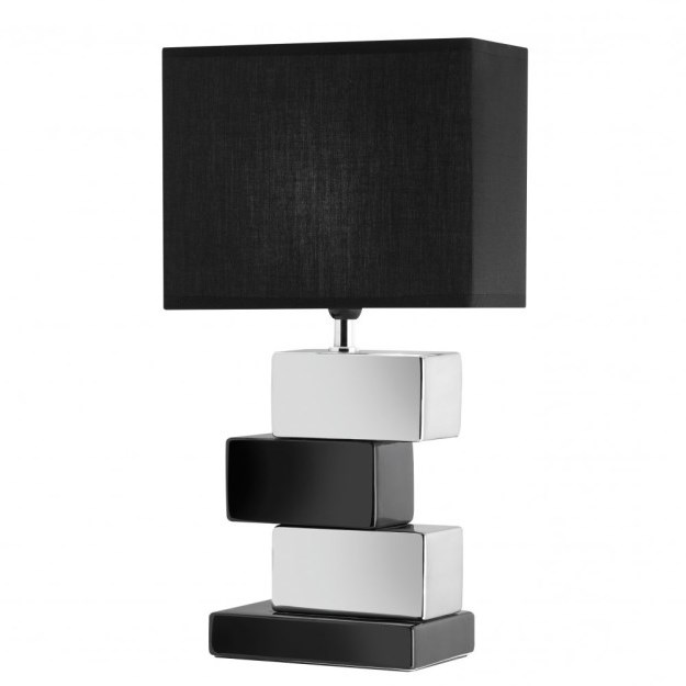 Lamps with Black-And-White Lamp Shades