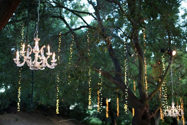 Outdoor chandeliers