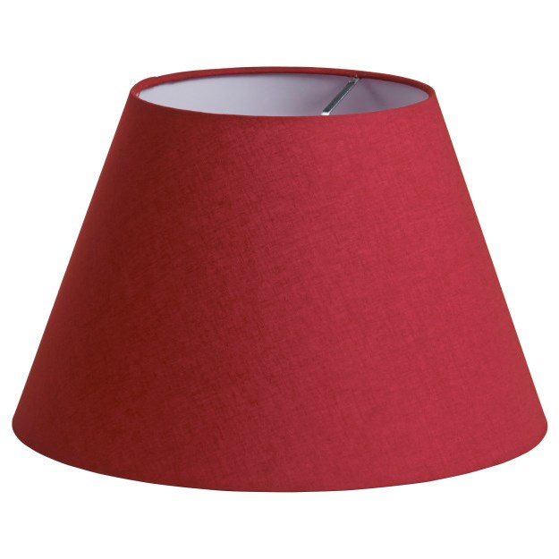 Red lampshades