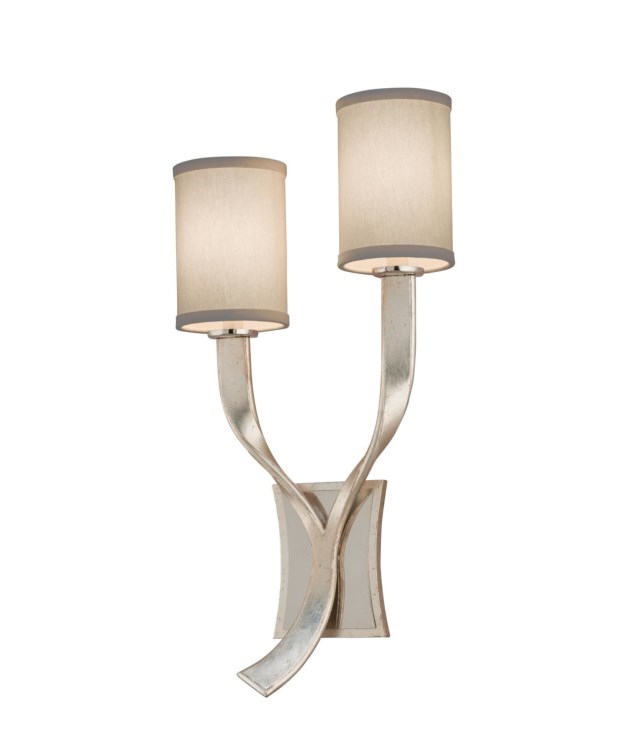Silver wall sconces