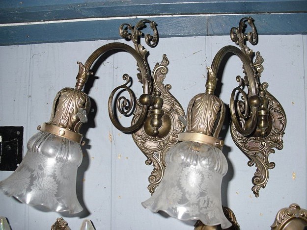 Victorian wall sconces
