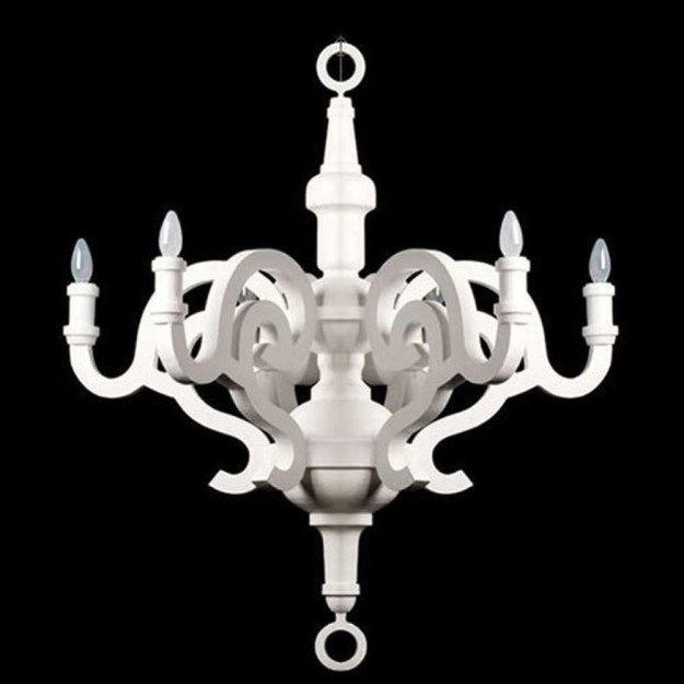 White Candle Chandeliers