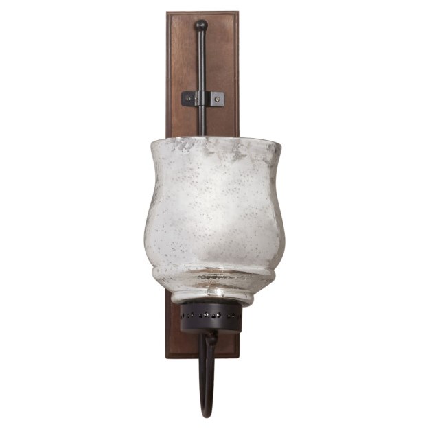 Wood wall sconces