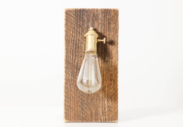 Wood wall sconces