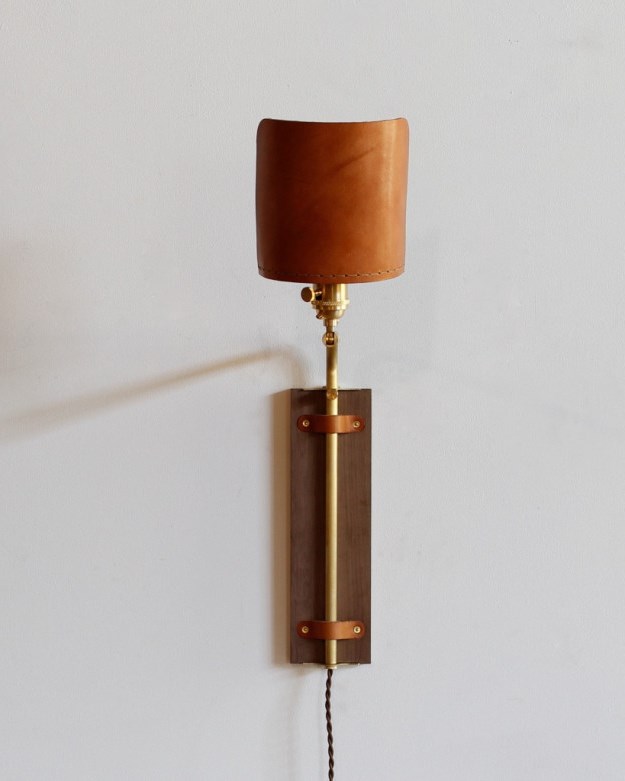 Wooden wall sconces